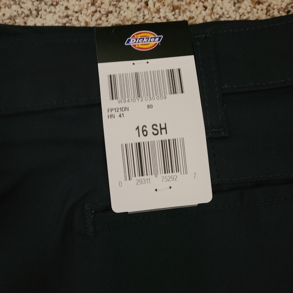 Women's Slim Fit Bootcut Stretch Twill Pants, Dark Navy Size 16 Short - Picture 3 of 7